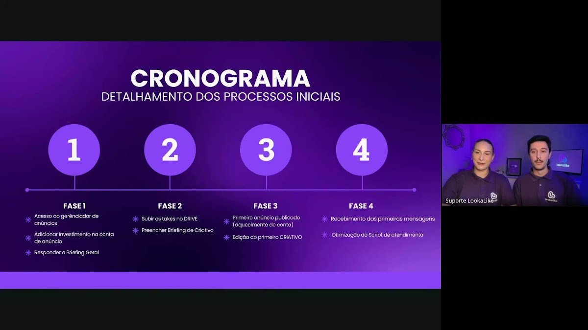 Capa do vídeo: Cronograma Inicial